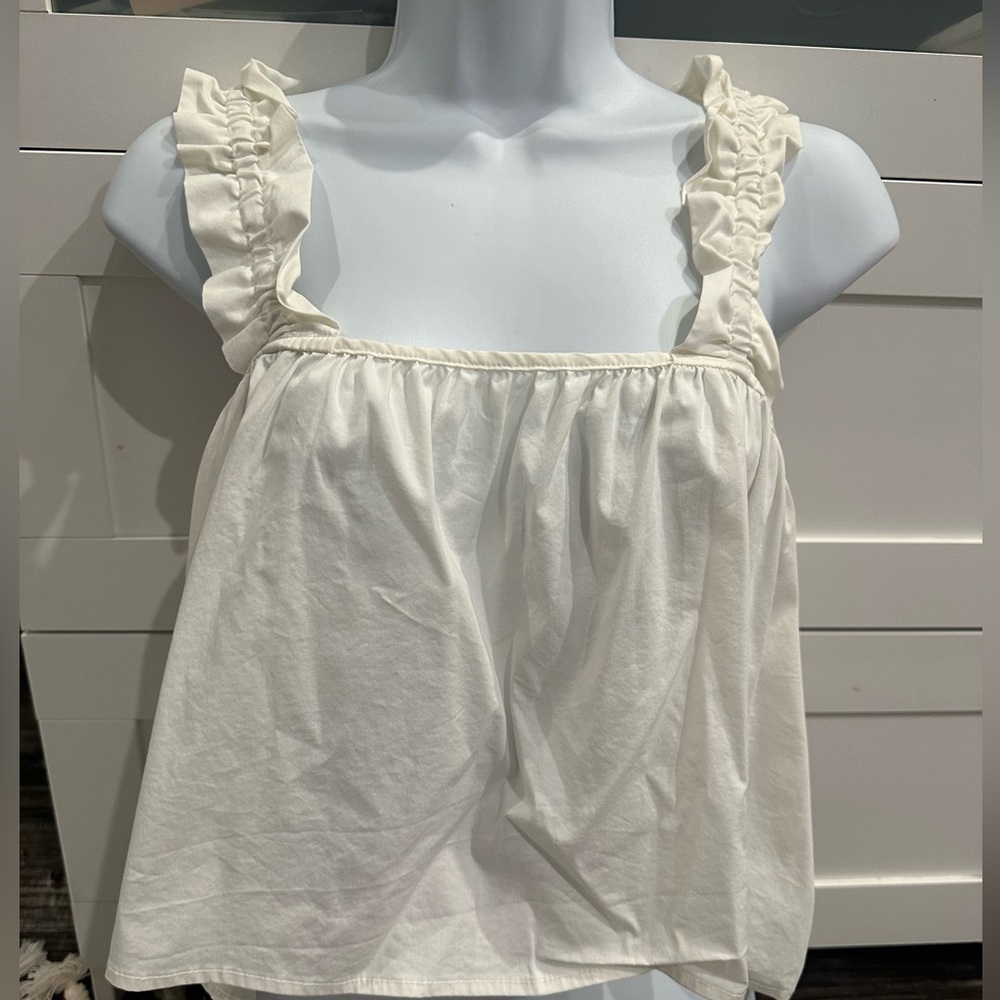 Cotton tank top S